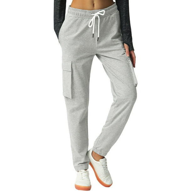 Drawstring Athletic Workout Pants for Running Hiking BOSTANTEN High Waisted Joggers Sweatpants for Women with Pockets 